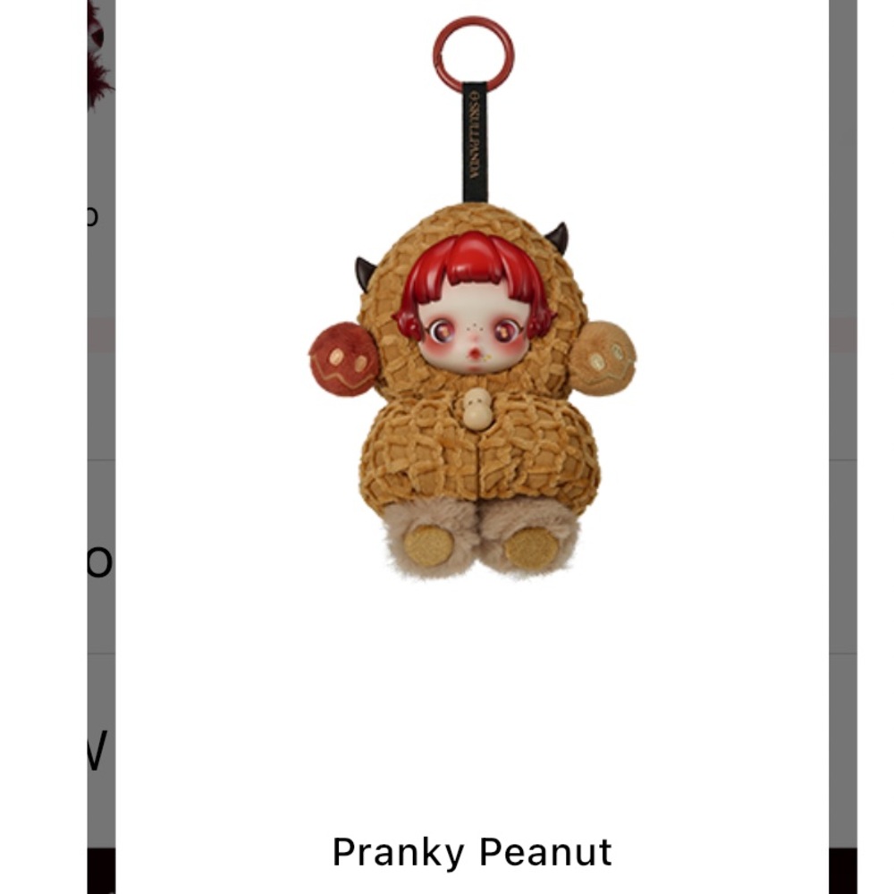 SKULLPANDA You Found Me! Series Plush Doll Pendant Pranky Peanut 🥜 (authentic)